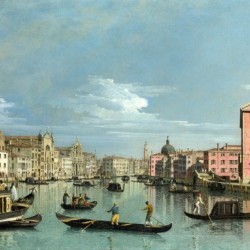 The Grand Canal facing Santa Croce